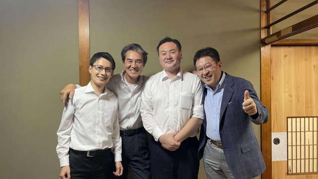 青山社中リーダー塾出身の藤代健吾印西市長、野崎崇正副市長ら印西市幹部の皆さんと意見交換しました